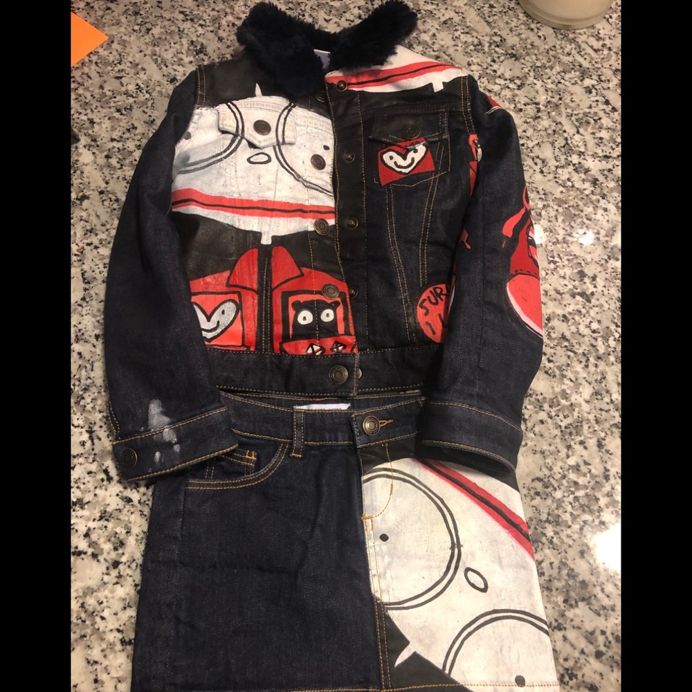Marc Jacobs Kids Jean jacket and skirt.